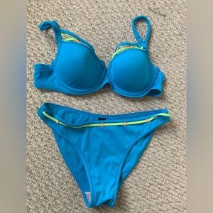 Marlies Dekkers SunDressed Luxury Blue Turquoise Bikini Small S